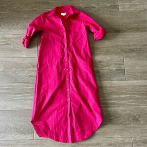 Maeve Fuchsia Shirt Dress